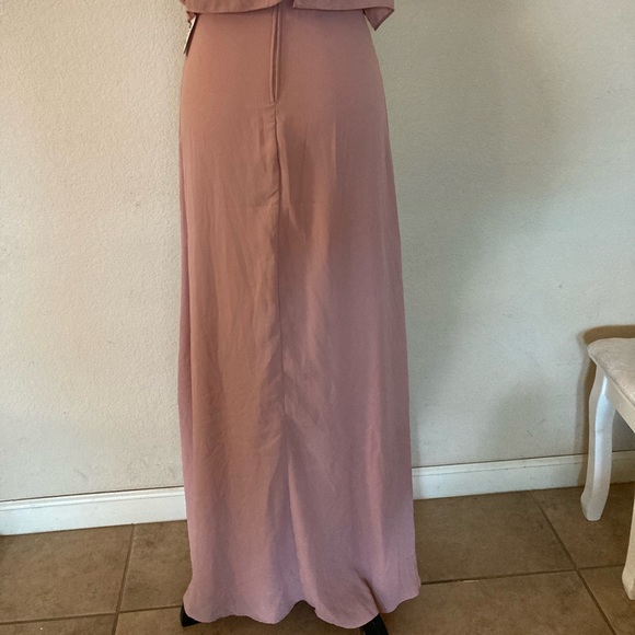 Pink off the Shoulder Formal Dress - Picture 4 of 8
